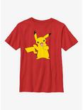 Pokemon Pikachu Dance Youth T-Shirt, RED, hi-res