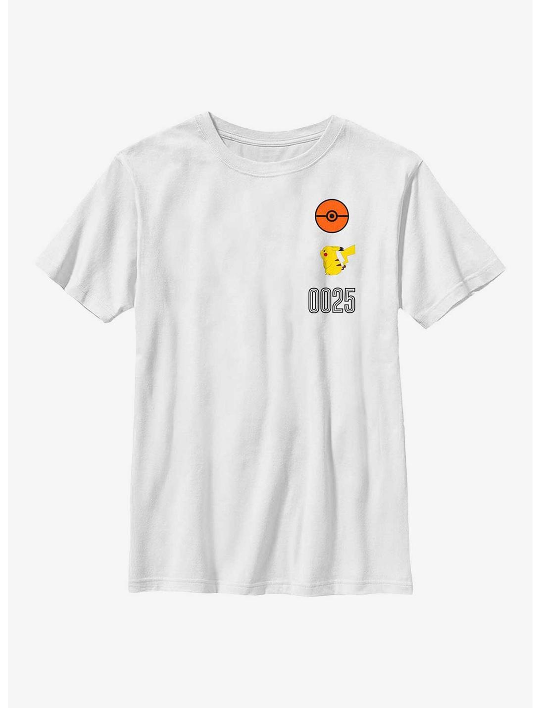 Pokemon Pikachu Corner Youth T-Shirt, WHITE, hi-res