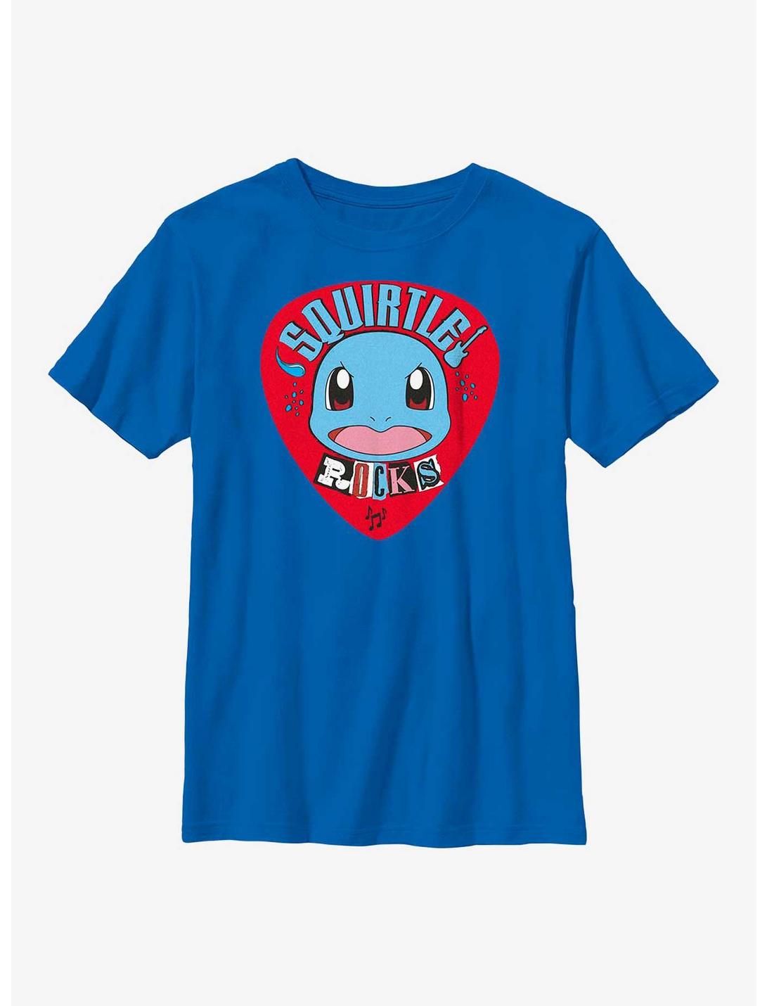 Pokemon Squirtle Rocks Youth T-Shirt, ROYAL, hi-res