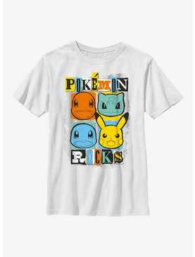 Pokemon Starters Rocks Youth T-Shirt, , hi-res