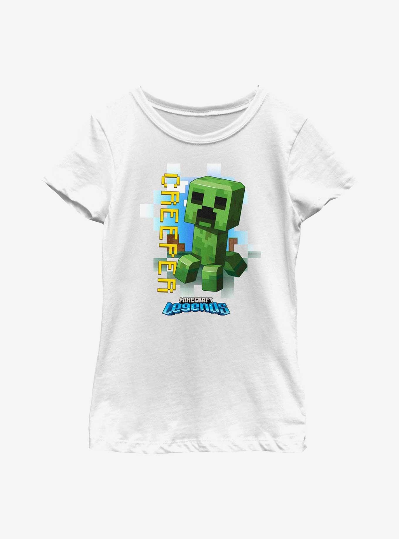 Minecraft Legends Creeper Hero Youth Girls T-Shirt, , hi-res