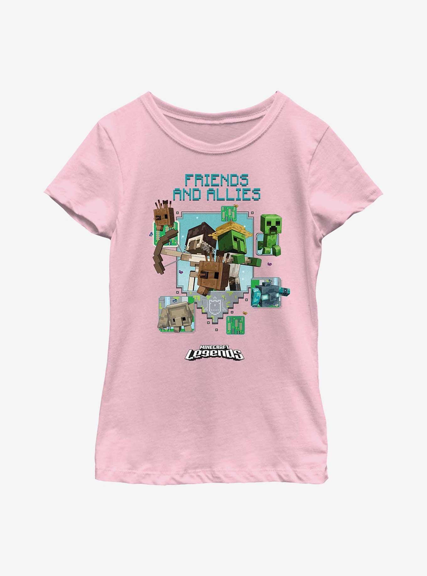 Minecraft Legends Friends & Allies Youth Girls T-Shirt, , hi-res