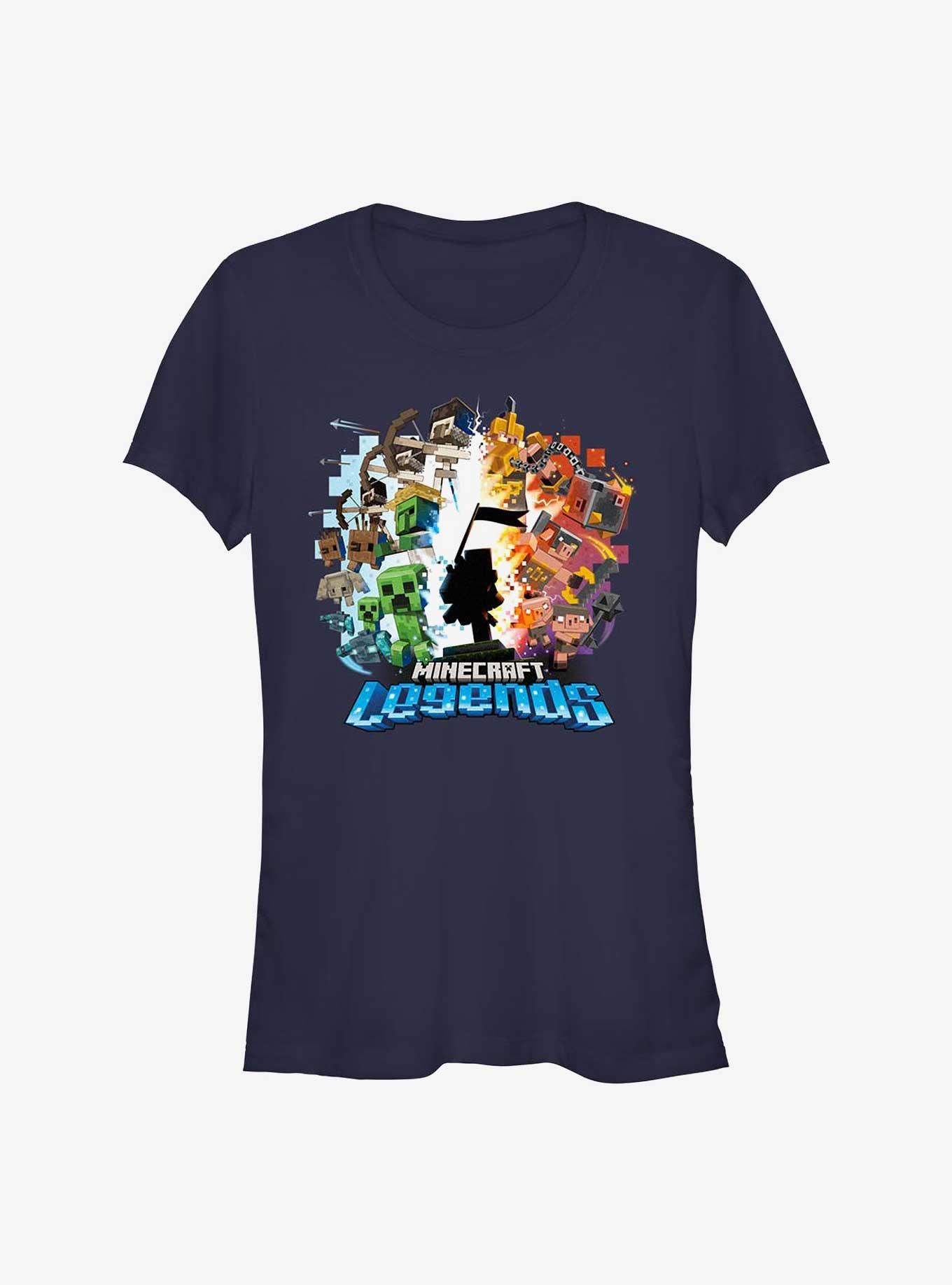 Minecraft Legends Hero Badge Girls T-Shirt, , hi-res