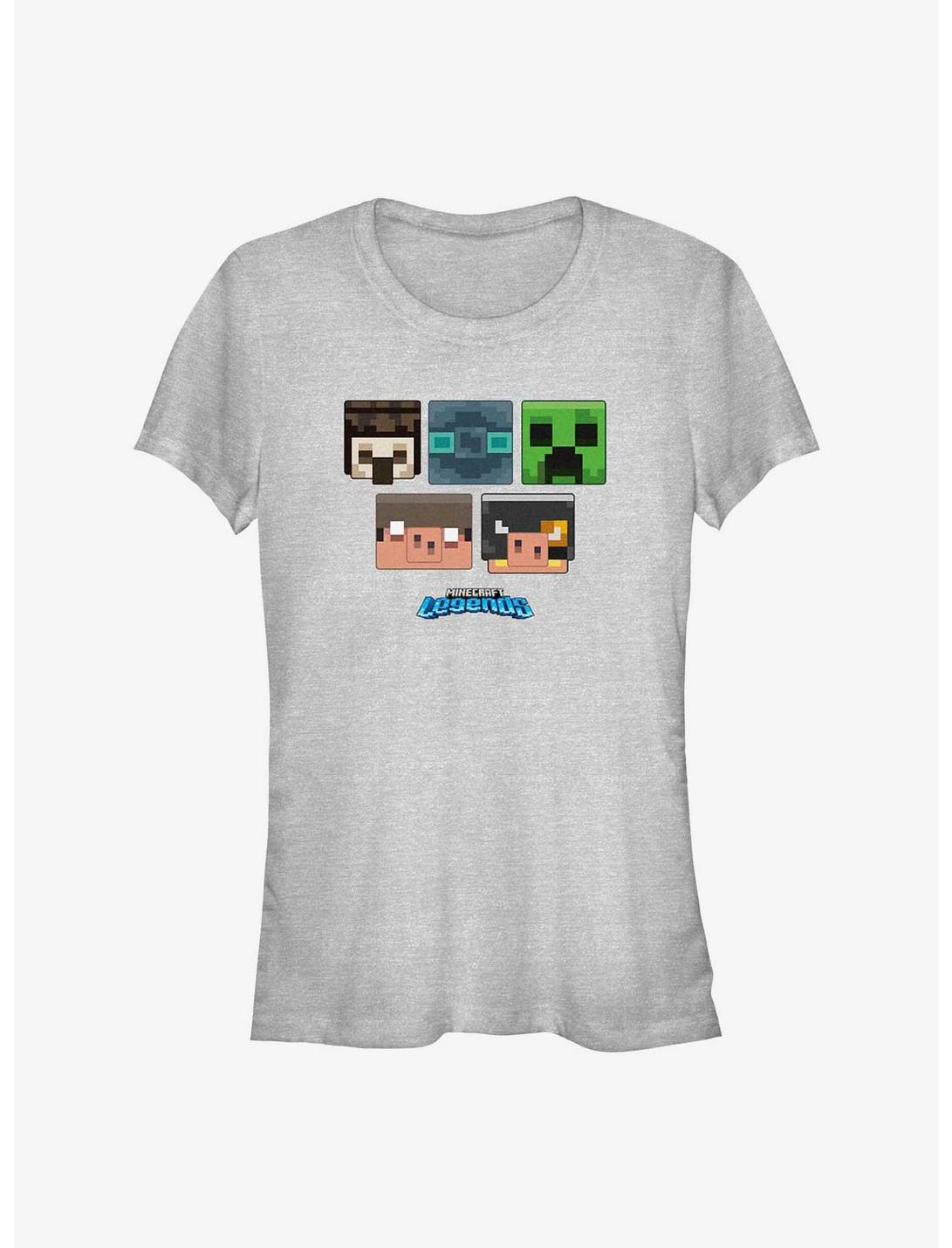 Minecraft Legends Mobs and Piglins Girls T-Shirt, ATH HTR, hi-res