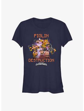 Minecraft Legends Piglin Destruction Girls T-Shirt, , hi-res