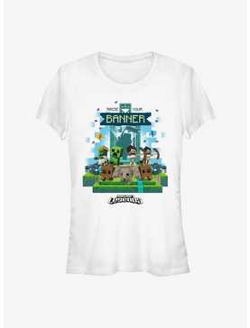 Minecraft Legends Raise Your Banner Girls T-Shirt, , hi-res