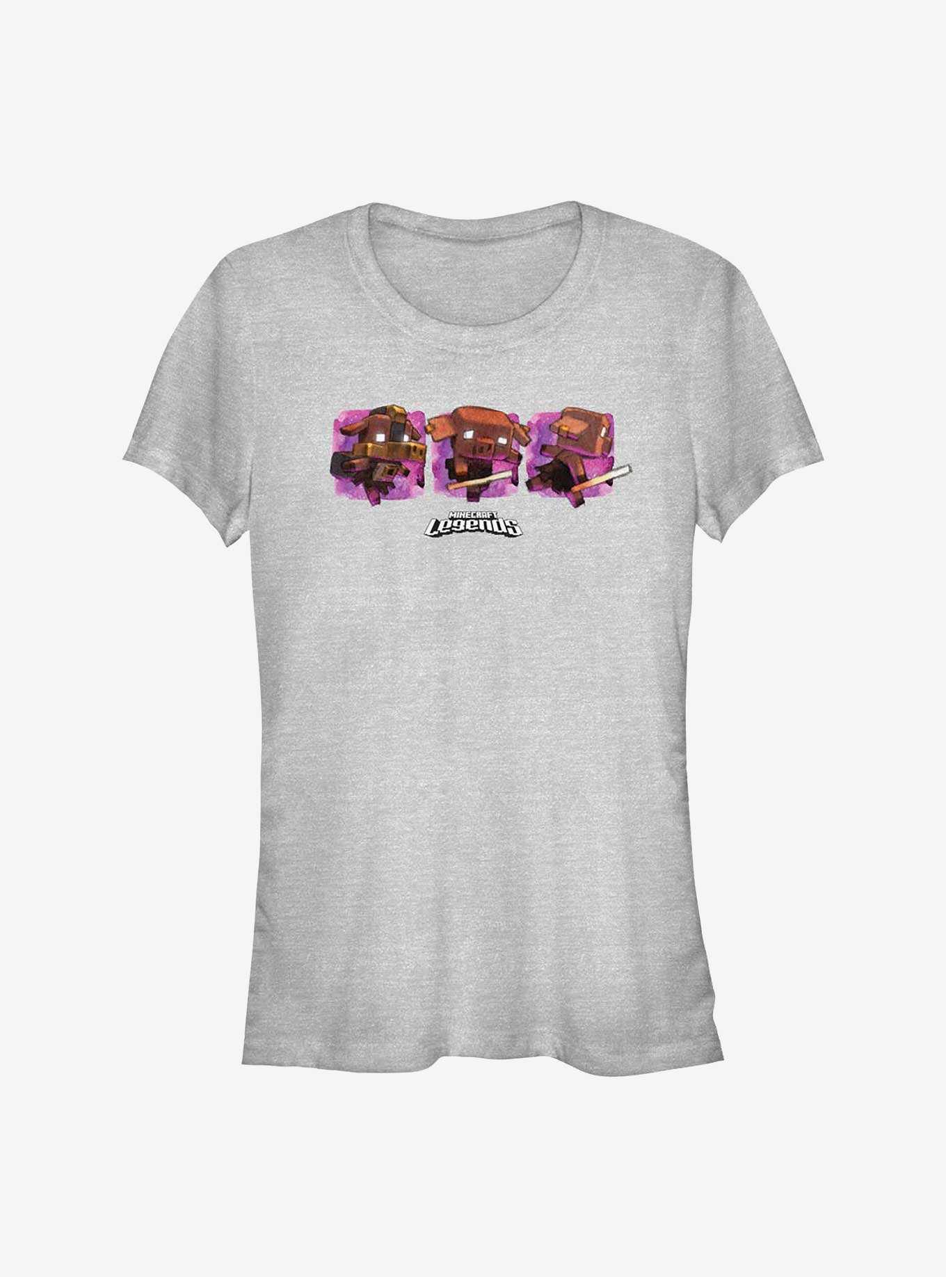 Minecraft Legends Watercolor Piglins Girls T-Shirt, , hi-res