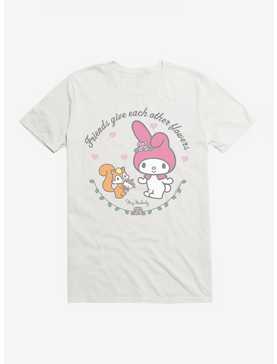 My Melody Friends Give Each Other Flowers T-Shirt, , hi-res