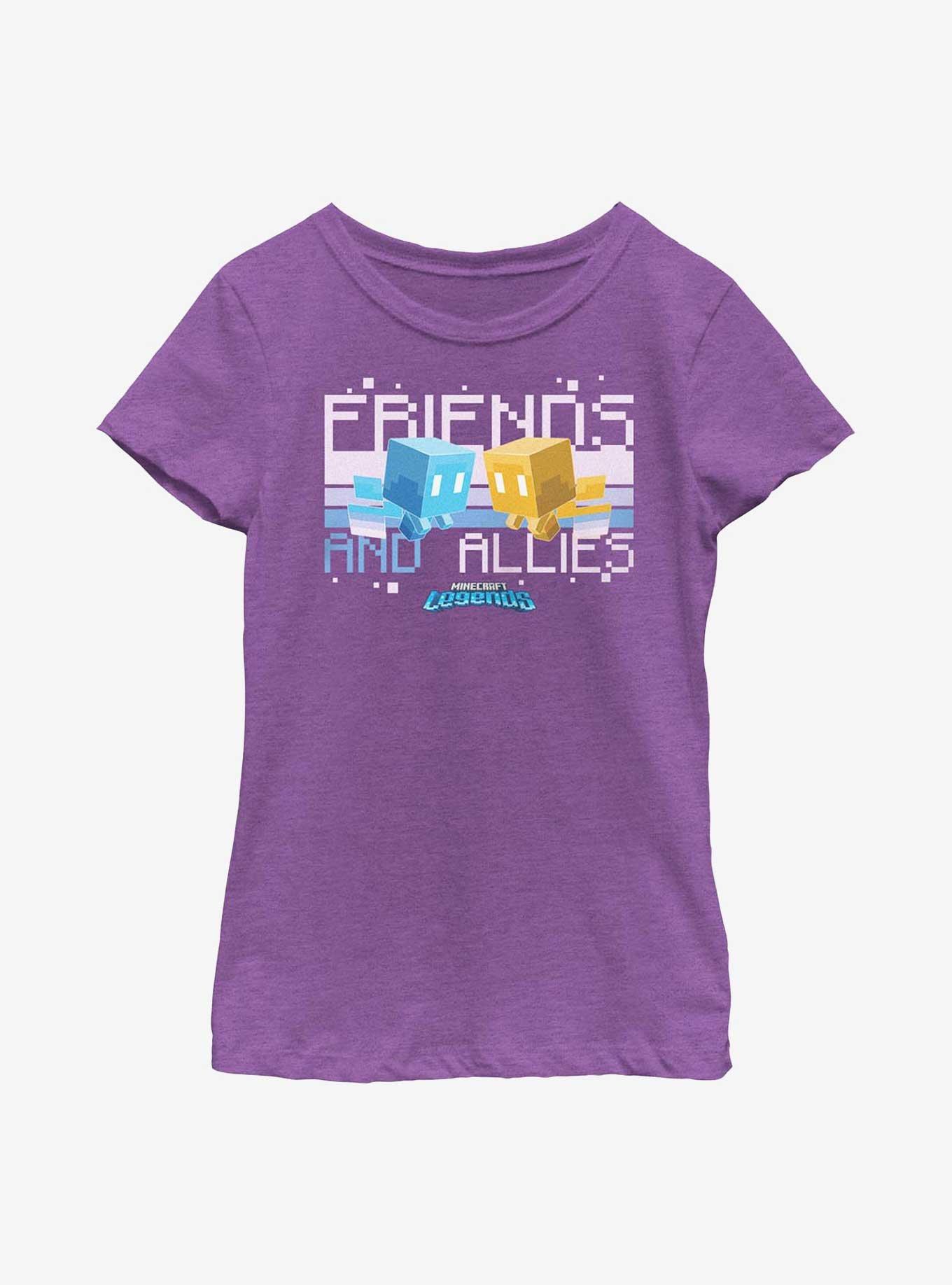 Minecraft Legends Friends And Allies Youth Girls T-Shirt, , hi-res