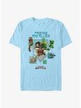 Minecraft Legends Friends & Allies T-Shirt, LT BLUE, hi-res