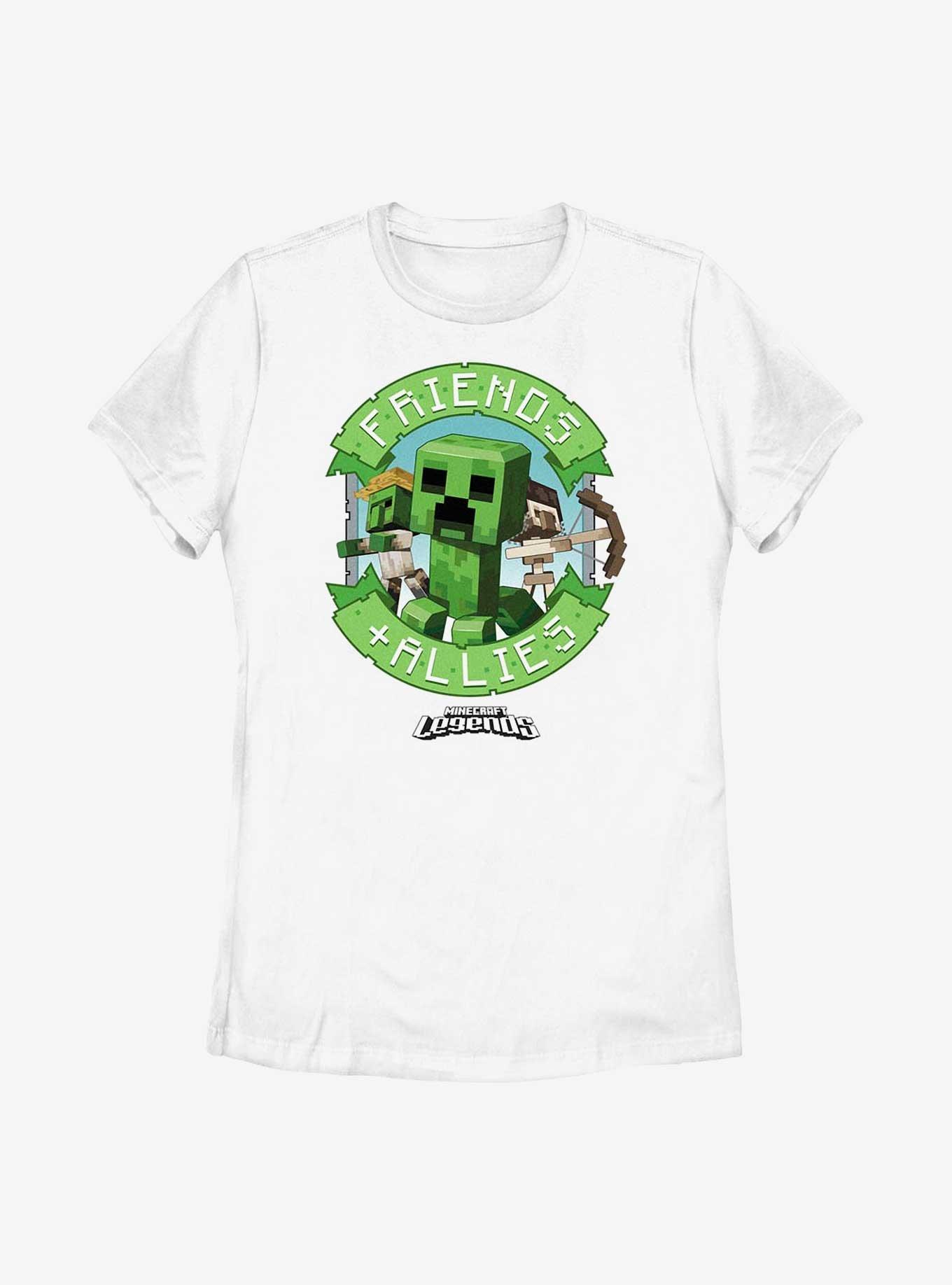 Minecraft Legends Friends & Allies Badge Womens T-Shirt, , hi-res