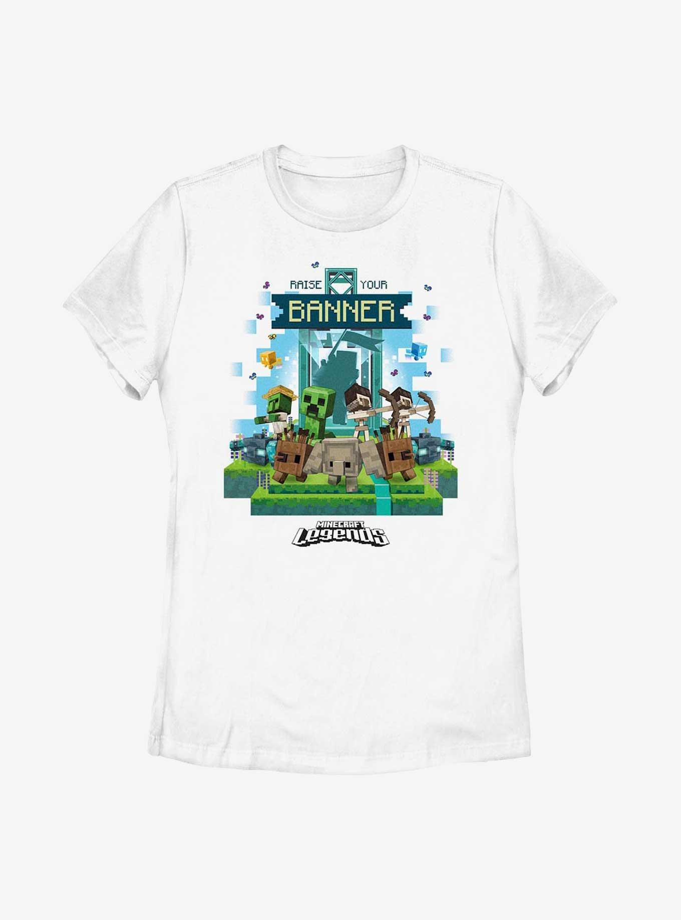 Minecraft Legends Raise Your Banner Womens T-Shirt, , hi-res