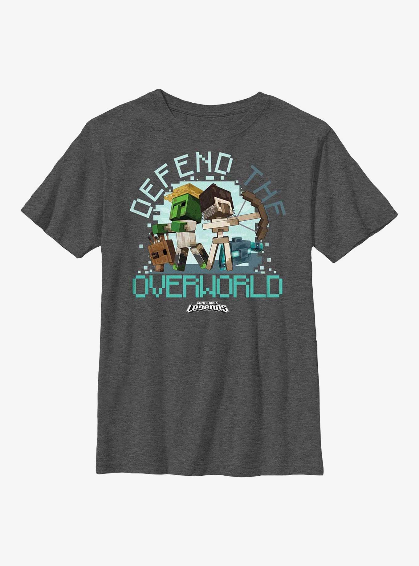 Minecraft Legends Defend The Overworld Youth T-Shirt, , hi-res