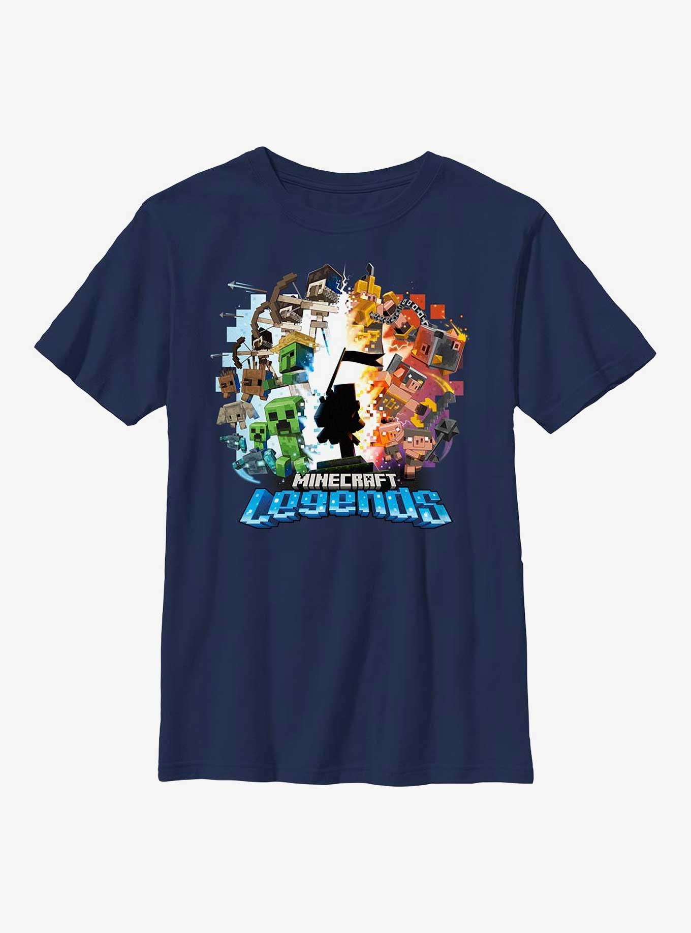 Minecraft Legends Hero Badge Youth T-Shirt, , hi-res