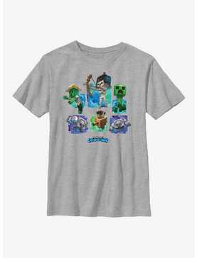 Minecraft Legends Watercolor Mobs Youth T-Shirt, , hi-res