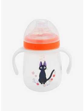 Studio Ghibli Kiki's Delivery Service Jiji Floral Sippy Cup - BoxLunch Exclusive, , hi-res