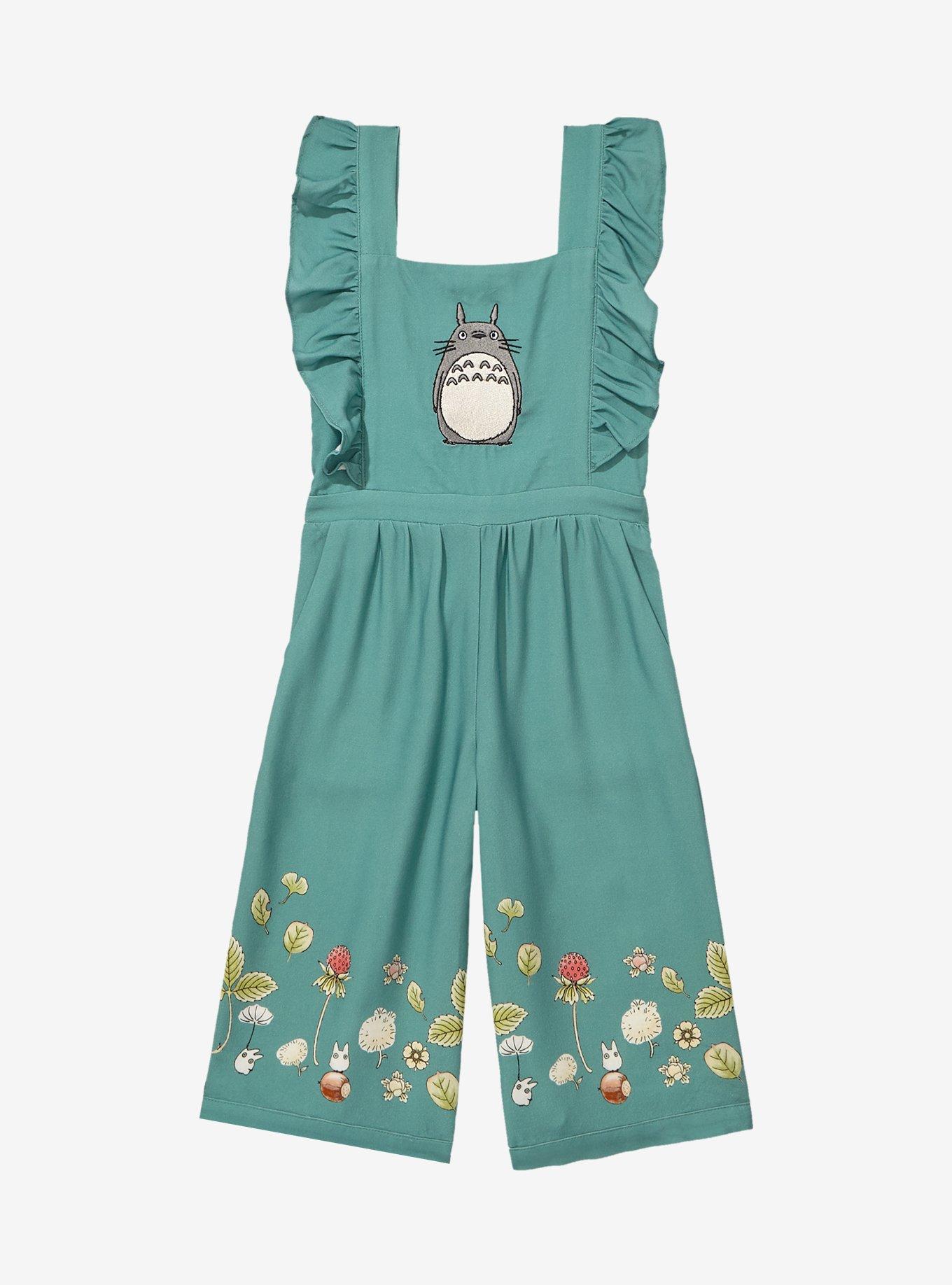 Studio Ghibli My Neighbor Totoro Floral Toddler Ruffle Romper - BoxLunch Exclusive, , hi-res