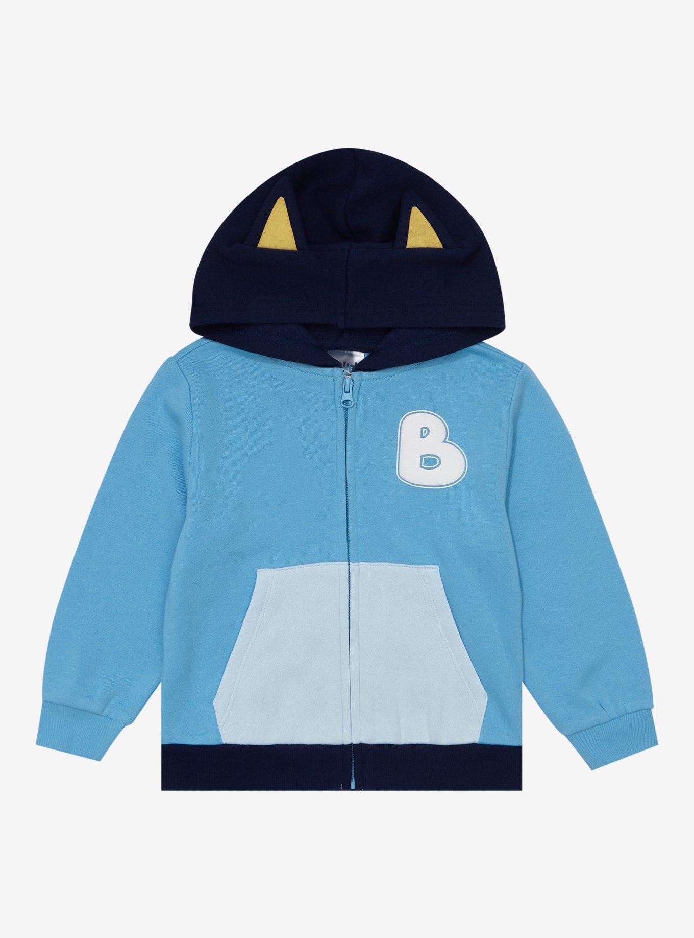 Bluey Fleece Zip Up Hoodie Set Toddler to Big Kid