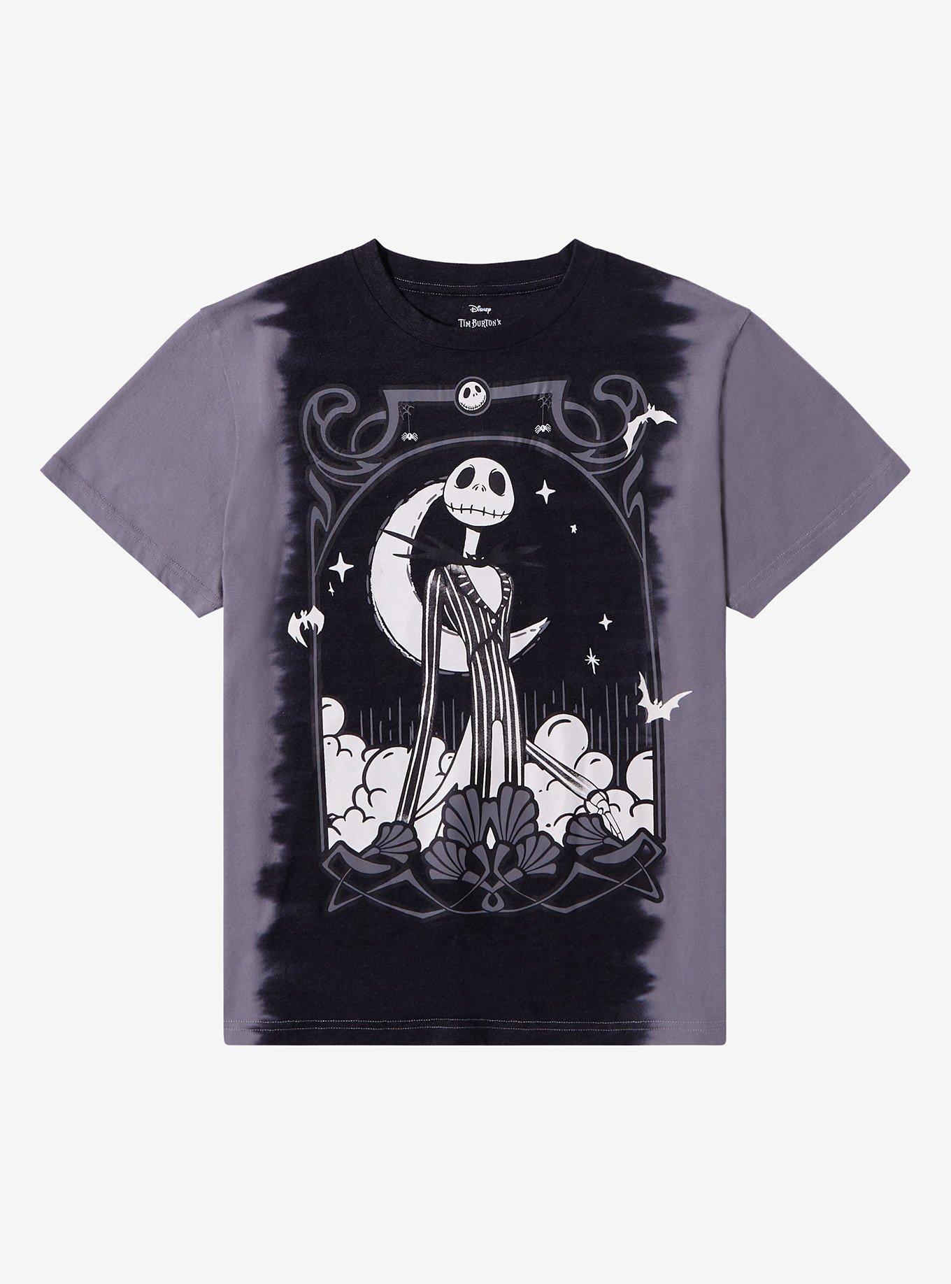 Disney The Nightmare Before Christmas Jack Skellington Portrait Tie-Dye Youth T-Shirt - BoxLunch Exclusive, , hi-res
