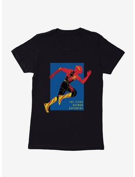 The Flash Batman Supergirl Team Up Womens T-Shirt, , hi-res