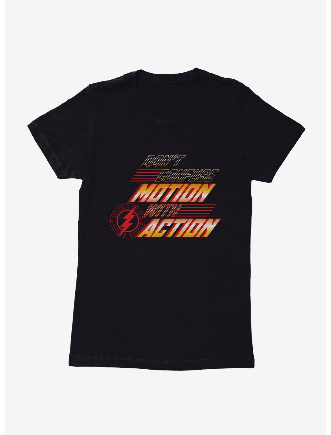 The Flash Dont Confuse Motion With Action Womens T-Shirt, , hi-res
