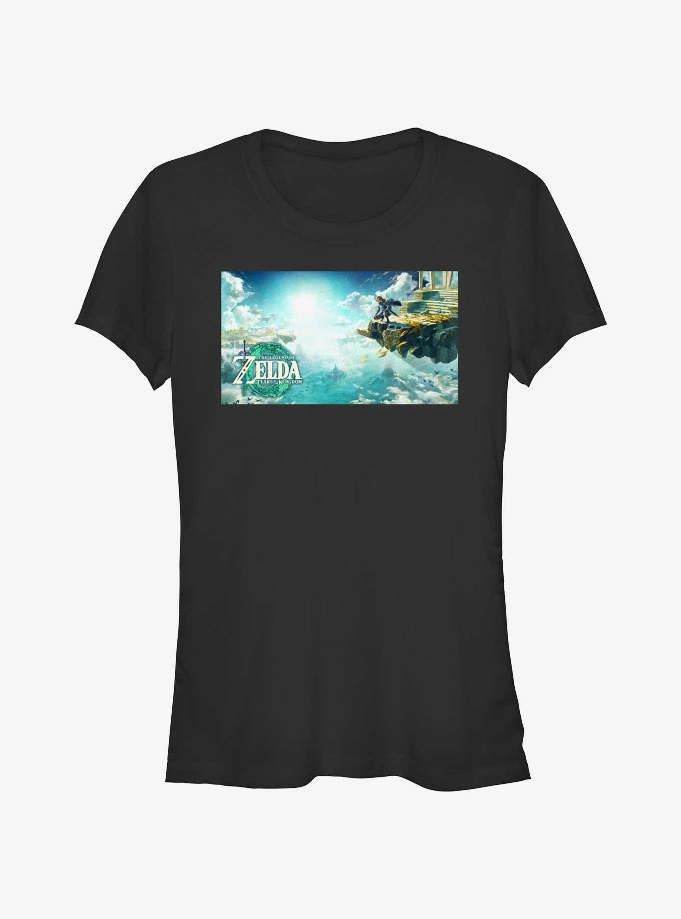 the Legend of Zelda: Tears Kingdom Scenic Poster Girls T-Shirt