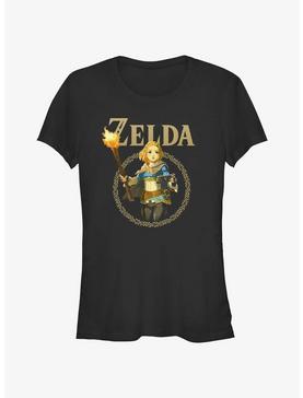 Plus Size The Legend of Zelda: Tears of the Kingdom Zelda Badge Girls T-Shirt, , hi-res