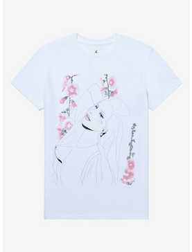 Lana Del Rey Line Art Boyfriend Fit Girls T-Shirt, , hi-res
