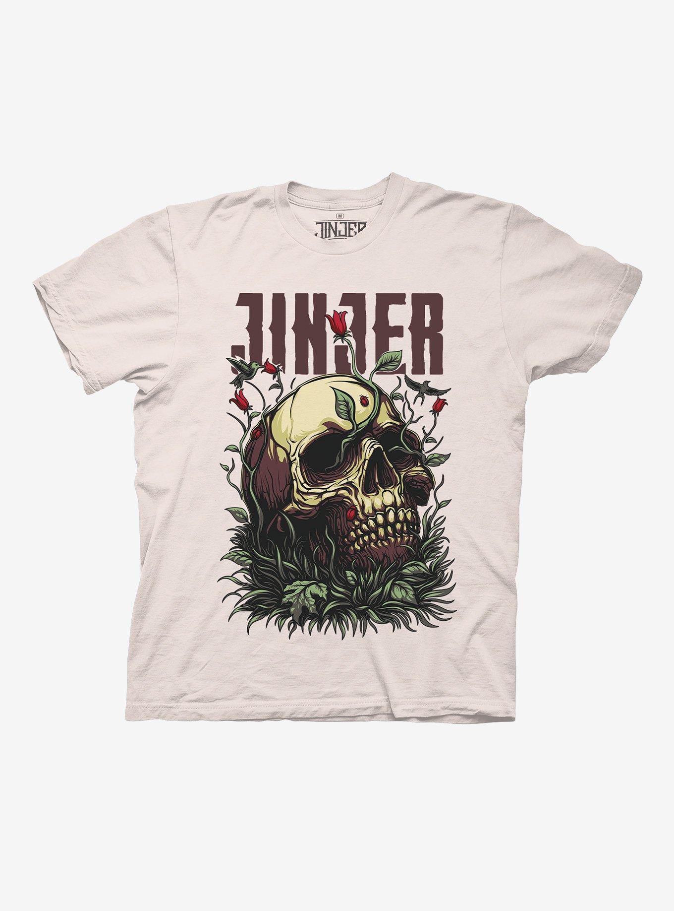 Jinjer Perennial Boyfriend Fit Girls T-Shirt, CREAM, hi-res