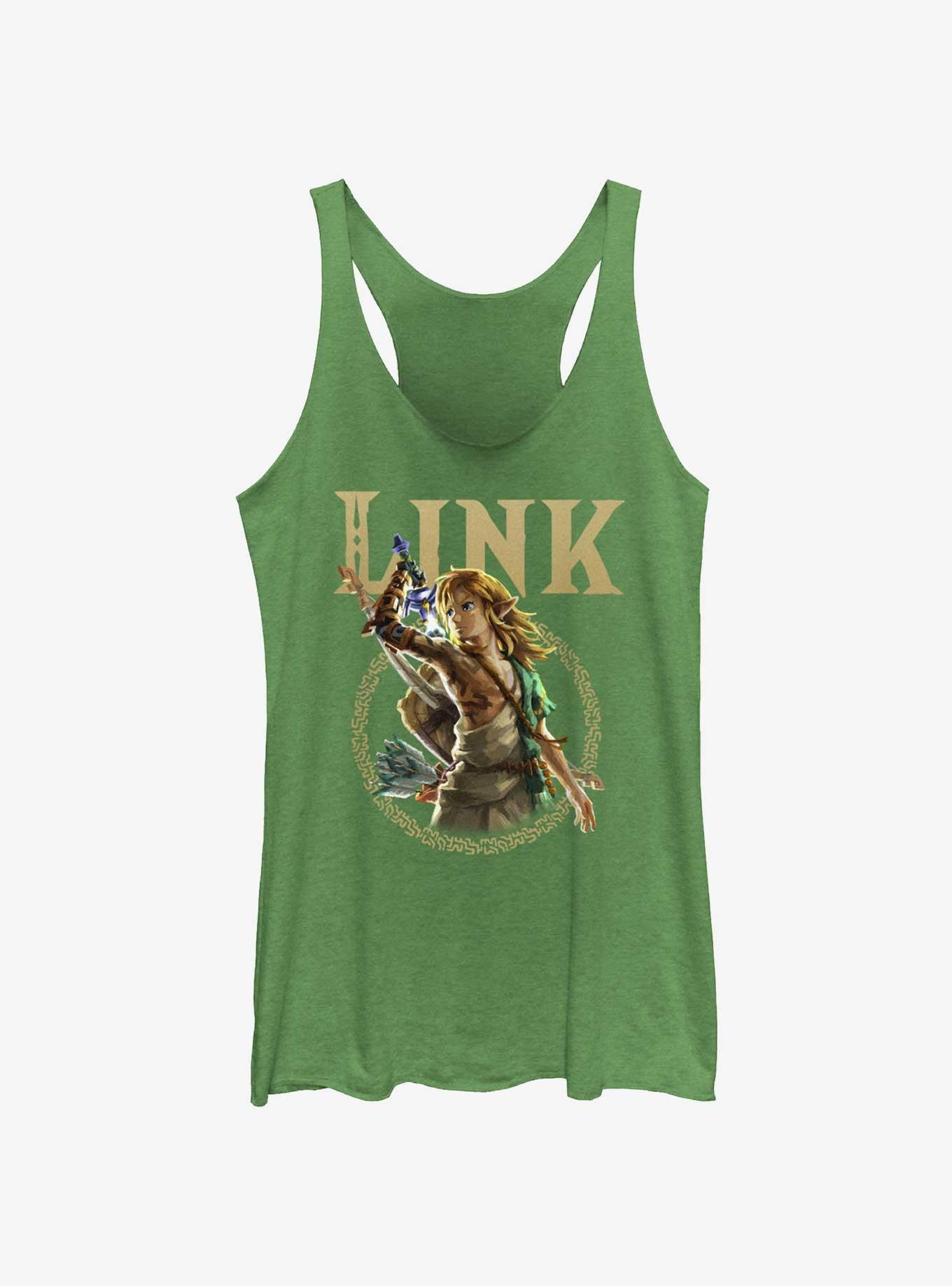 The Legend of Zelda: Tears of the Kingdom Link Badge Girls Tank, , hi-res