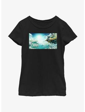 The Legend of Zelda: Tears of the Kingdom Scenic Poster Youth Girls T-Shirt, , hi-res
