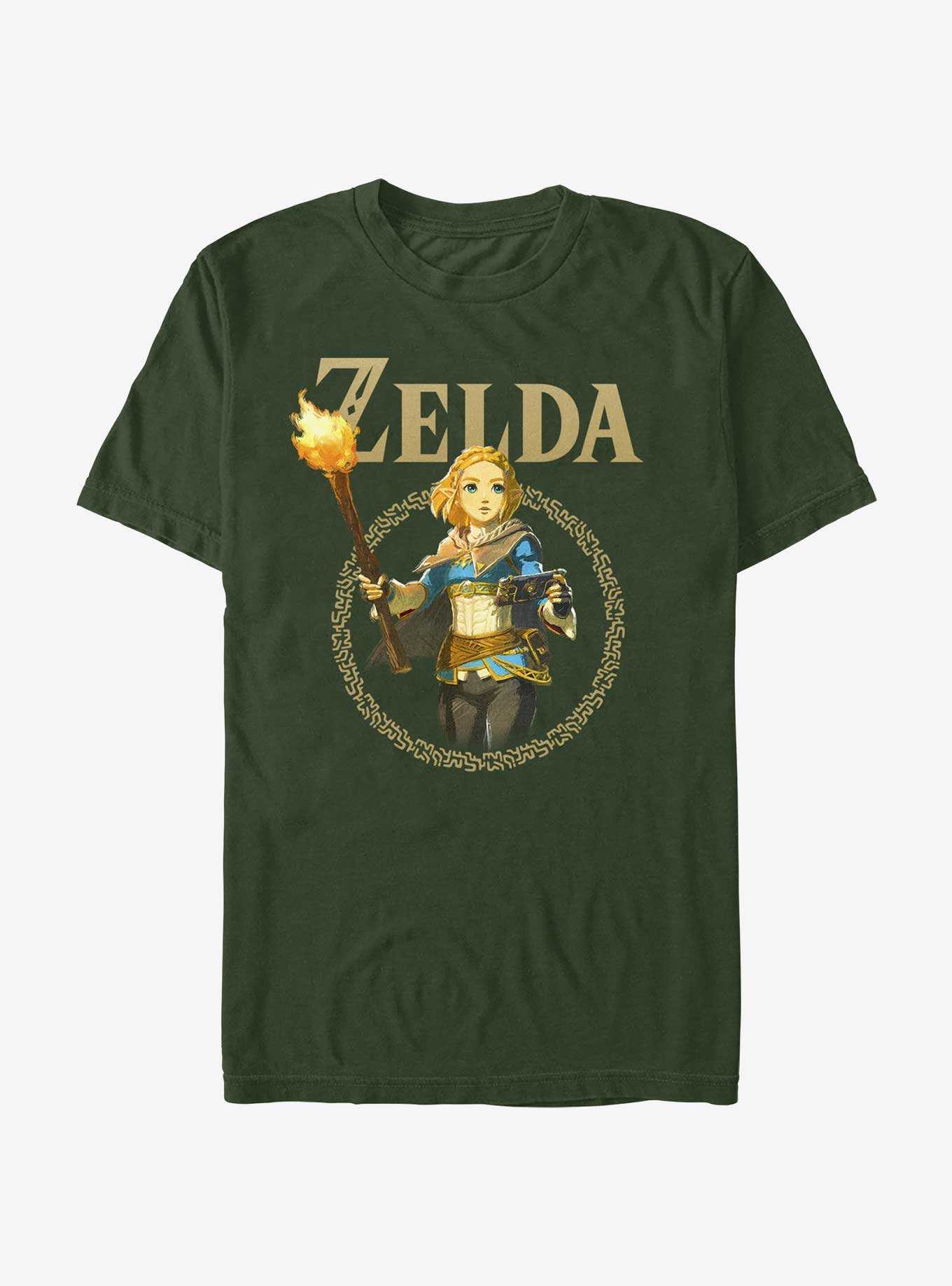 The Legend of Zelda: Tears of the Kingdom Zelda Badge T-Shirt, , hi-res