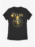 The Legend of Zelda: Tears of the Kingdom Zelda Badge Womens T-Shirt, BLACK, hi-res