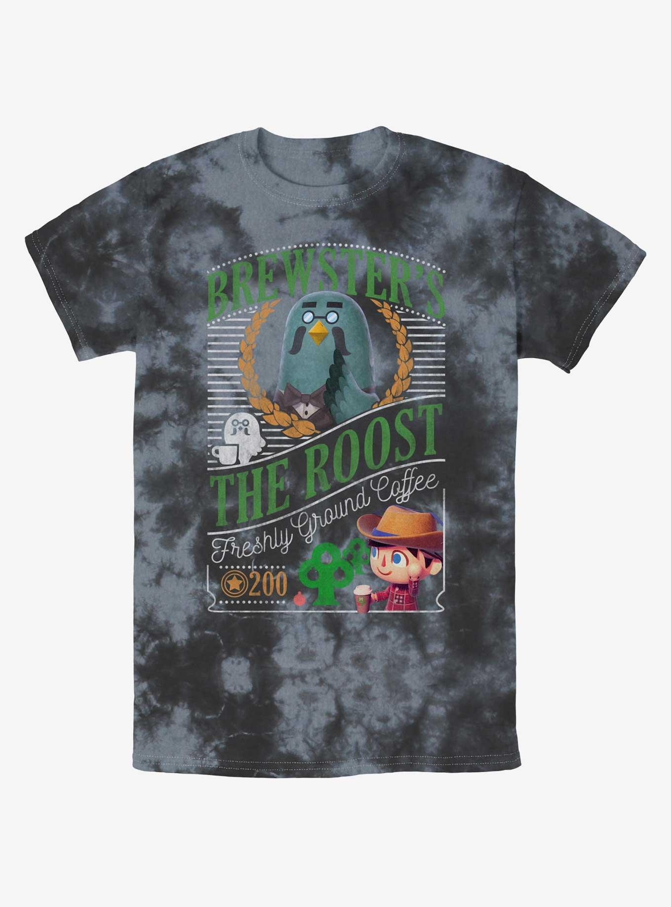 Nintendo Animal Crossing Brewster's Cafe Tie-Dye T-Shirt, , hi-res