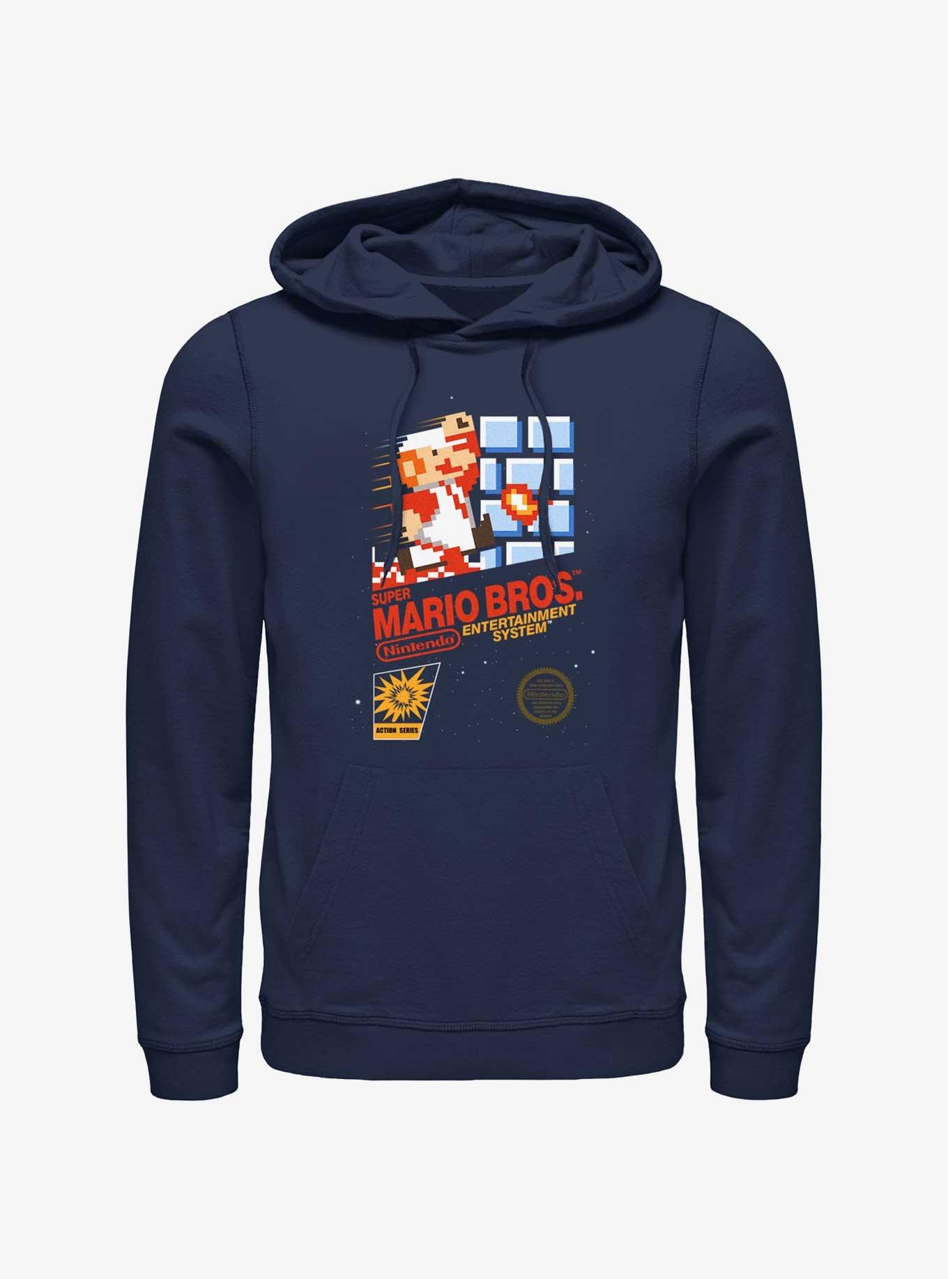 Nintendo Mario Super Mario Bros Retro NES Hoodie, , hi-res