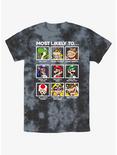 Nintendo Mario Most Likely To Group Tie-Dye T-Shirt, BLKCHAR, hi-res