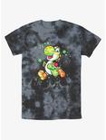 Nintendo Mario Watercolor Yoshi Tie-Dye T-Shirt, BLKCHAR, hi-res