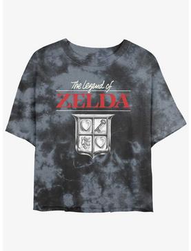 Nintendo The Legend of Zelda 90's Tie-Dye Womens Crop T-Shirt, , hi-res