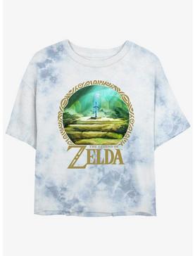 Nintendo The Legend of Zelda Korok Forest Tie-Dye Womens Crop T-Shirt, , hi-res