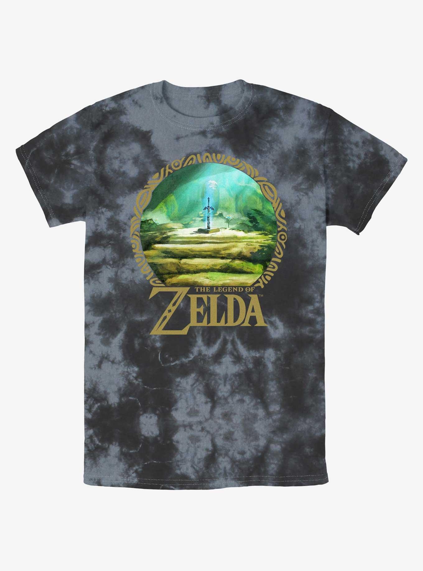 Nintendo The Legend of Zelda Korok Forest Tie-Dye T-Shirt, , hi-res