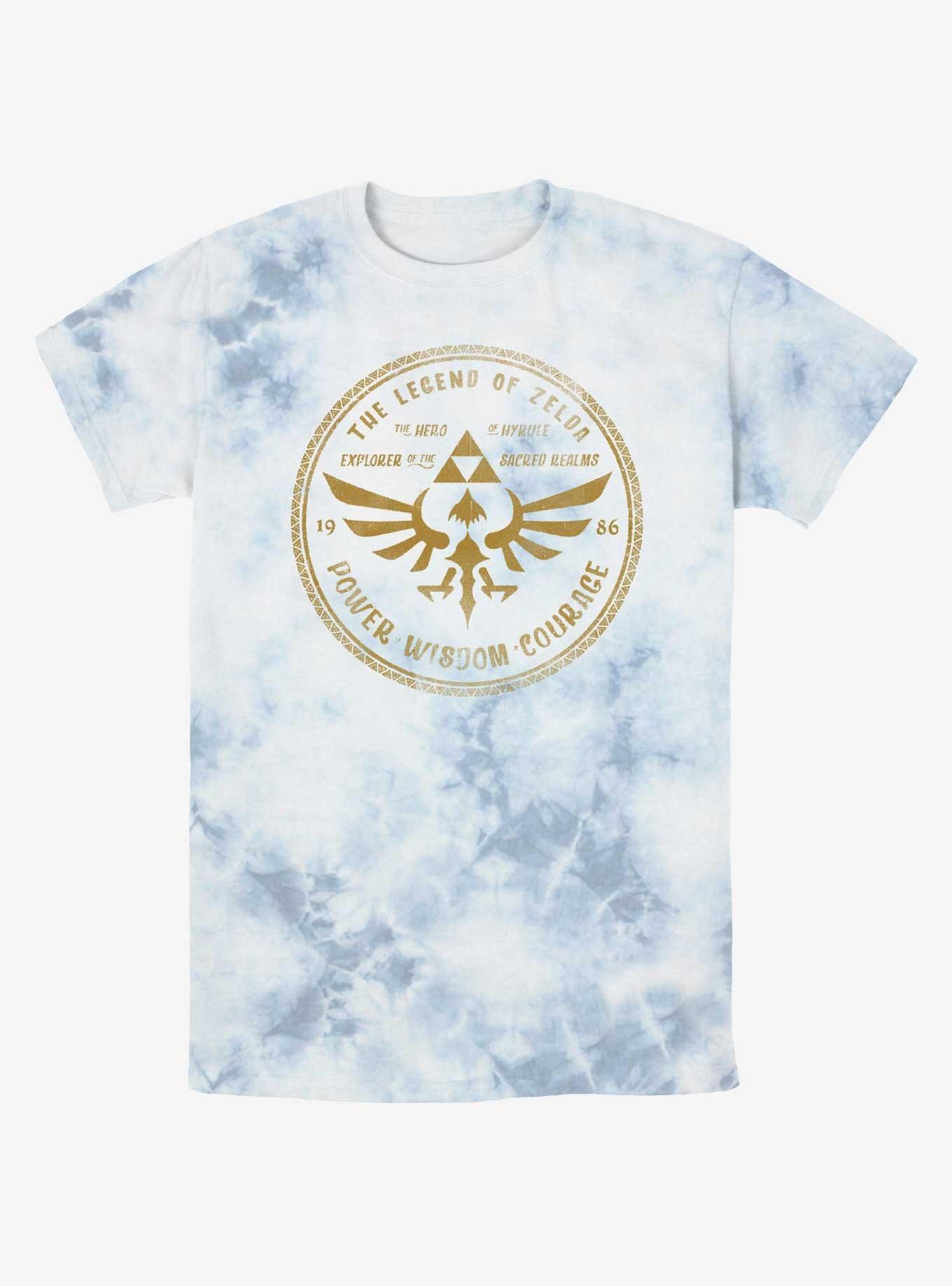 Nintendo The Legend of Zelda Legendary Courage Tie-Dye T-Shirt, , hi-res