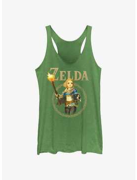 The Legend of Zelda: Tears of the Kingdom Zelda Badge Womens Tank Top, , hi-res