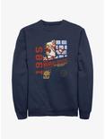 Nintendo Mario 1985 Vintage 8-Bit Bros Sweatshirt, NAVY, hi-res