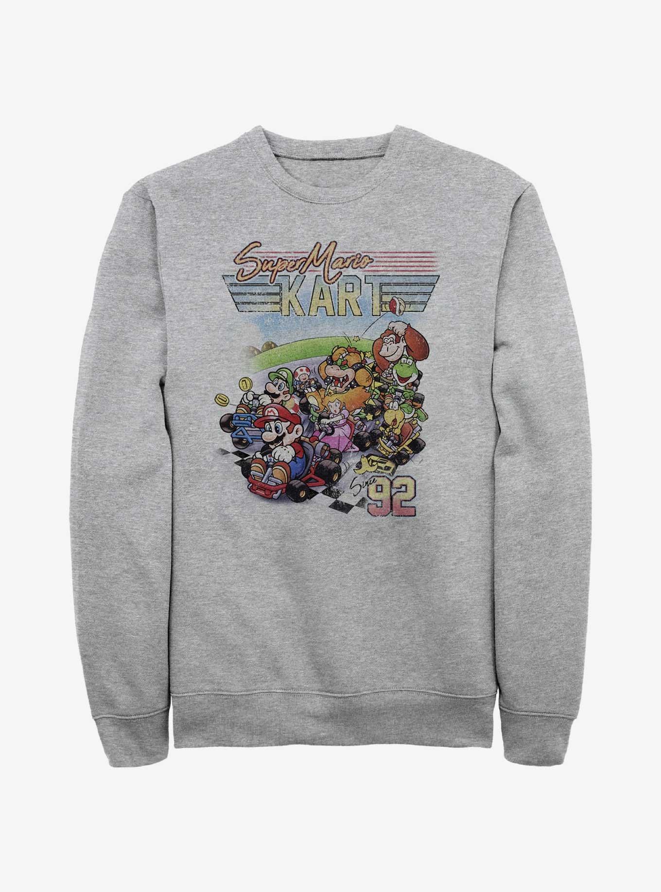 Nintendo Mario Kart 90's Retro Sweatshirt, , hi-res