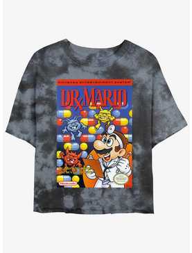 Nintendo Mario Dr. Mario NES Tie-Dye Womens Crop T-Shirt, , hi-res