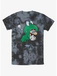 Nintendo Mario Froggy Mario Tie-Dye T-Shirt, BLKCHAR, hi-res
