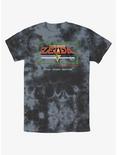 Nintendo The Legend of Zelda Pixelated Game Intro Tie-Dye T-Shirt, BLKCHAR, hi-res