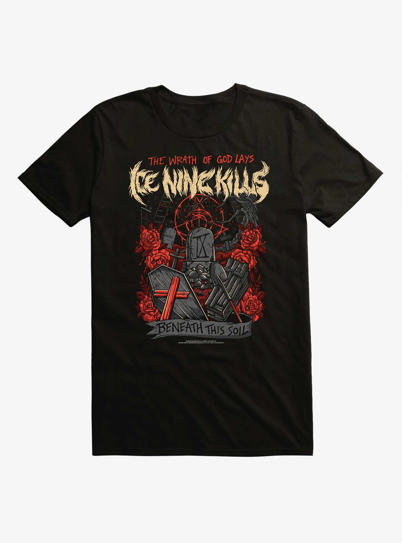 Ice Nine Kills Wrath Of God T-Shirt, BLACK, hi-res