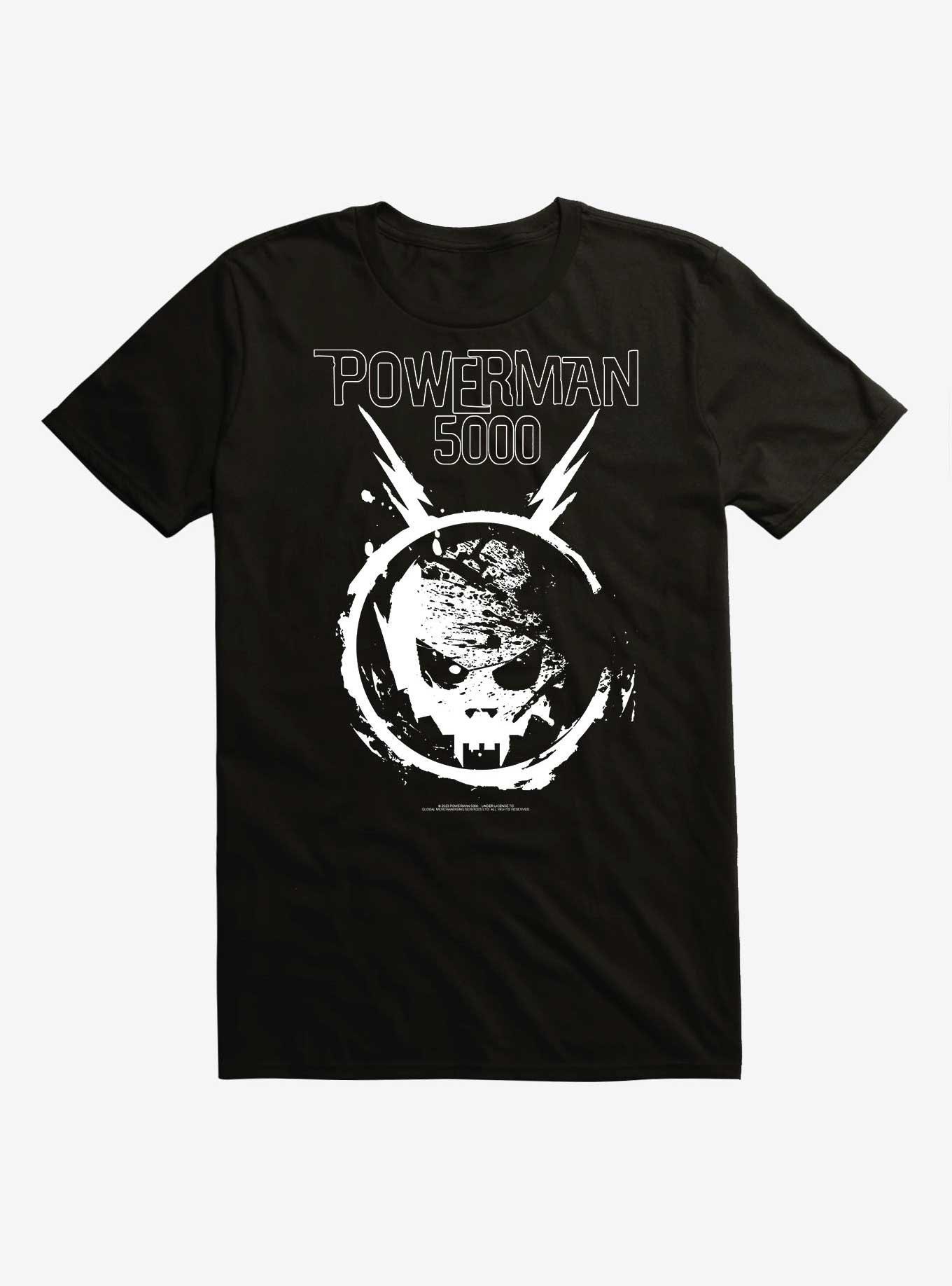 Powerman 5000 Logo T-Shirt, BLACK, hi-res