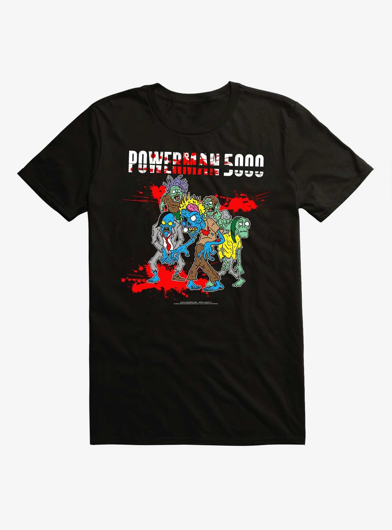Powerman 5000 Zombies T-Shirt, BLACK, hi-res